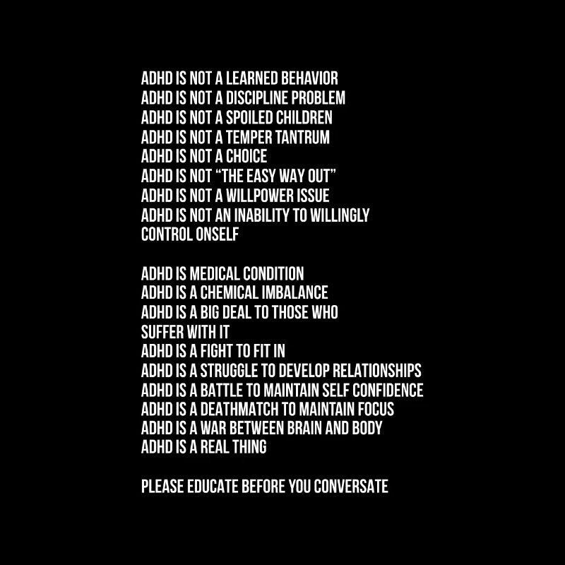 ADHD ADHD Attention Deficit Gift