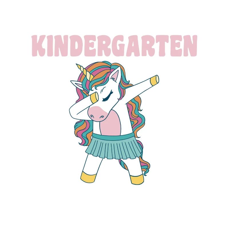 Schulkind Schulbeginn Einhorn Einschulung