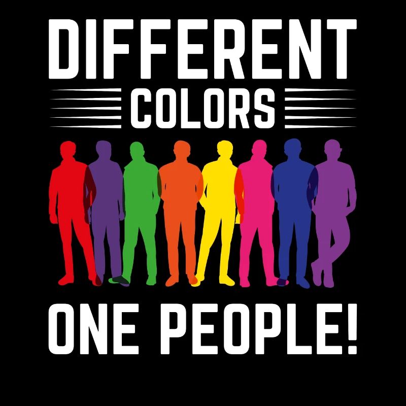 Différentes couleurs, un seul peuple