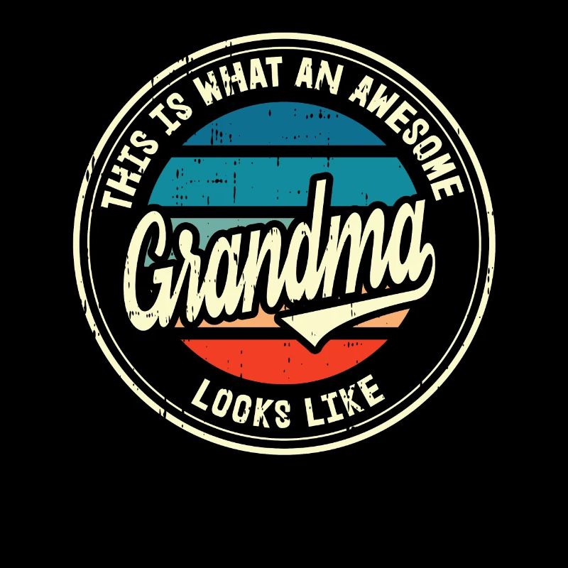 Beste Oma Großmutter der Welt Retro Geschenk