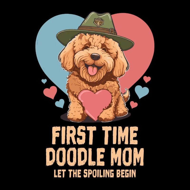 First Time Doodle Mom Goldendoodle Dog Mom Cute
