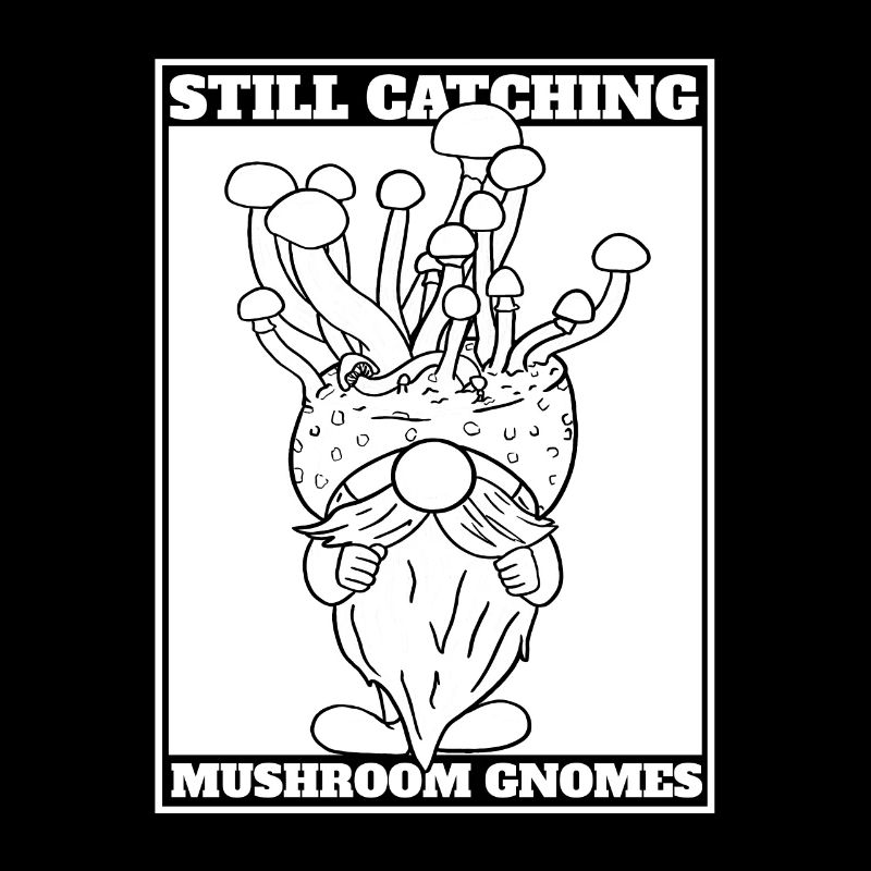 Champignons cueilleurs de champignons Drôle de nain de champignons