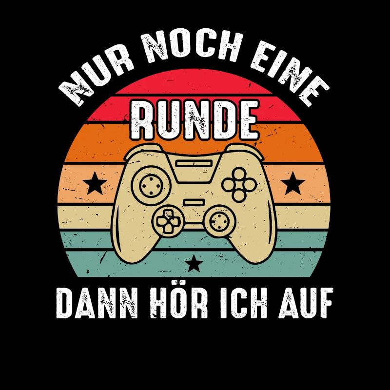 Nur Noch Eine Runde Zocken Gamer Controller