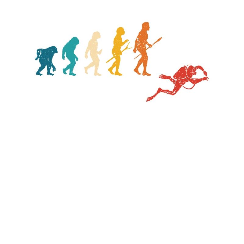 Evolution of the Diver Funny Dive Man