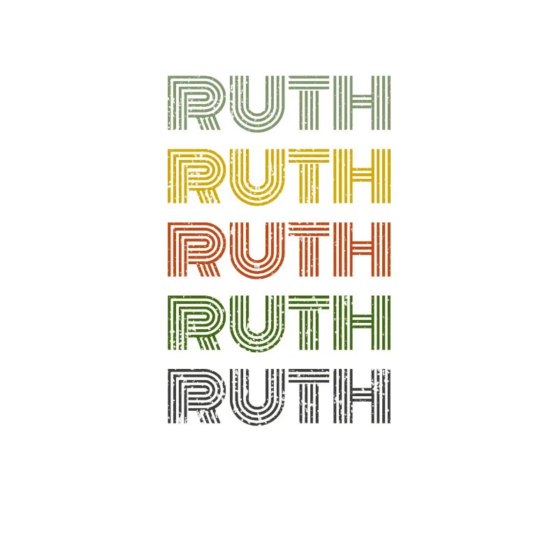 70s Retro Name Vintage Personalized Ruth
