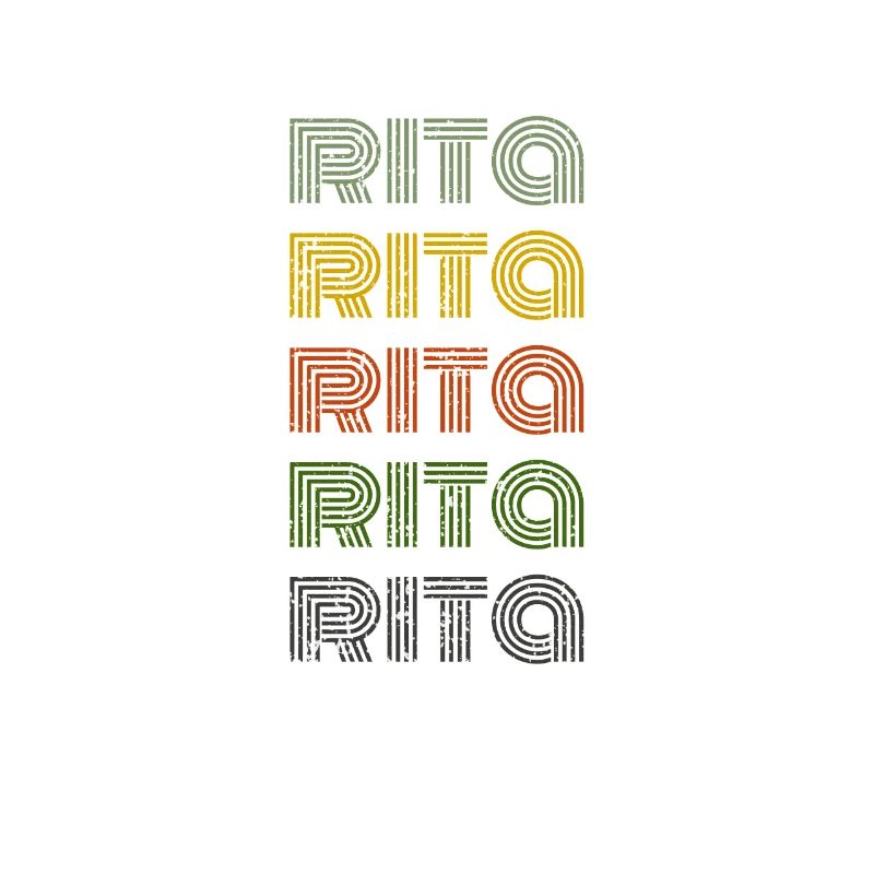 70s Retro Name Vintage Personalized Rita