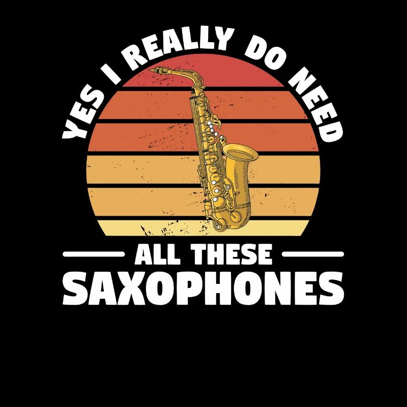 Retro Ja, ich brauche wirklich all diese Saxophone