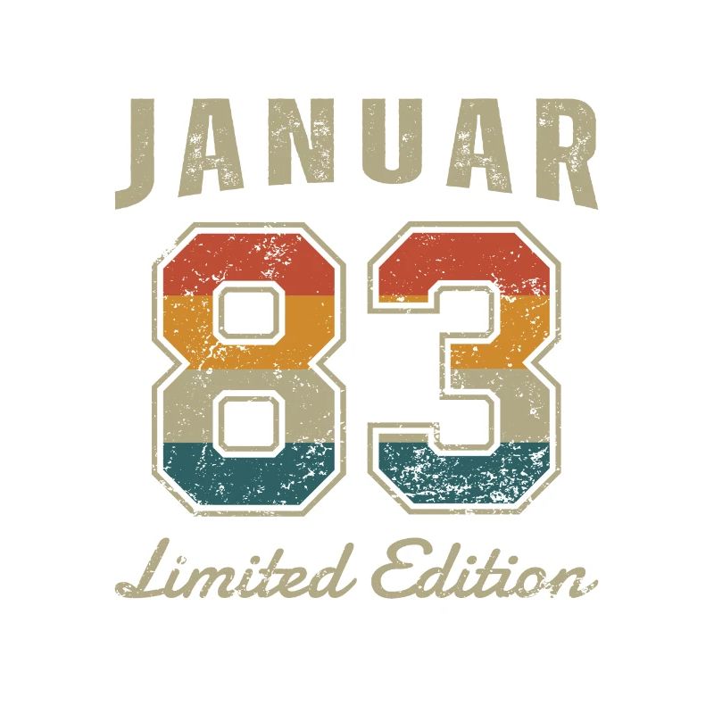 Date de naissance : Janvier 1983 - Edition Limitée Rétro