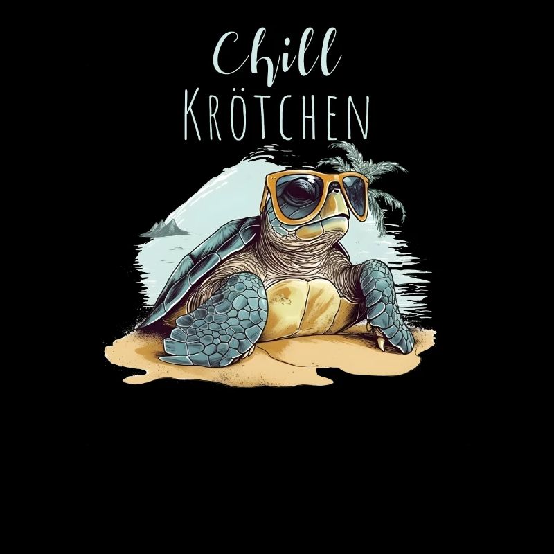 Chill Krötchen Schildkröte Chillkröte