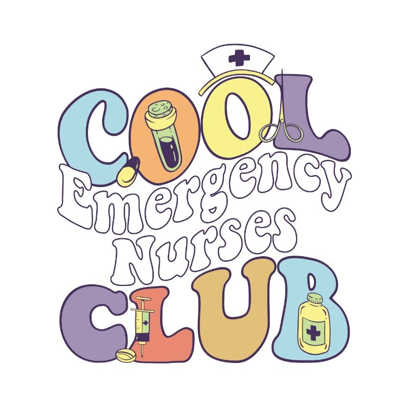 Cool Emergency Nurses Club Registered ER Nurse