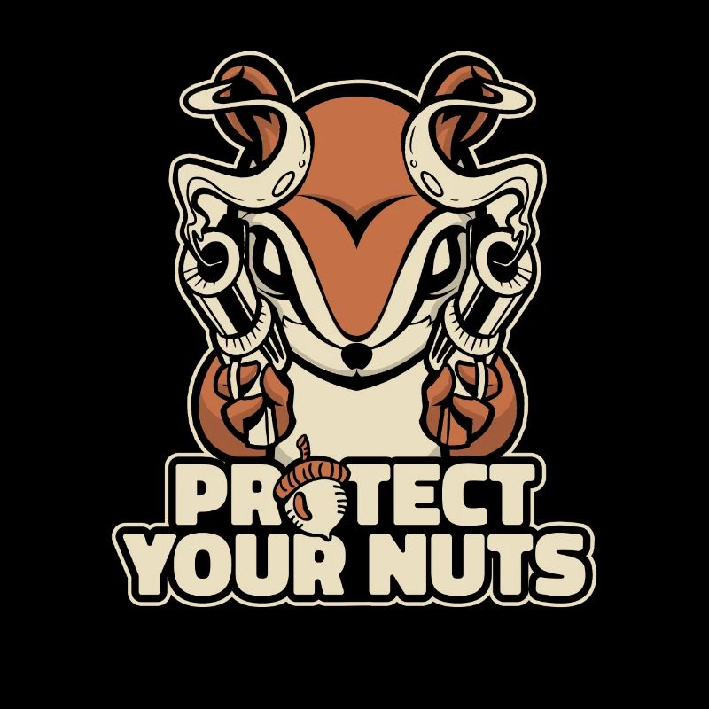 Protect Your Nuts Squirrel Fox Squirrel