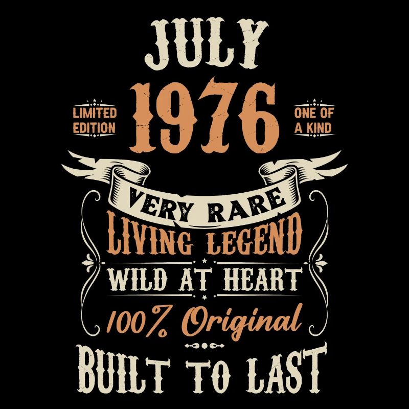 Juli 1976 Geburtstagsgeschenk