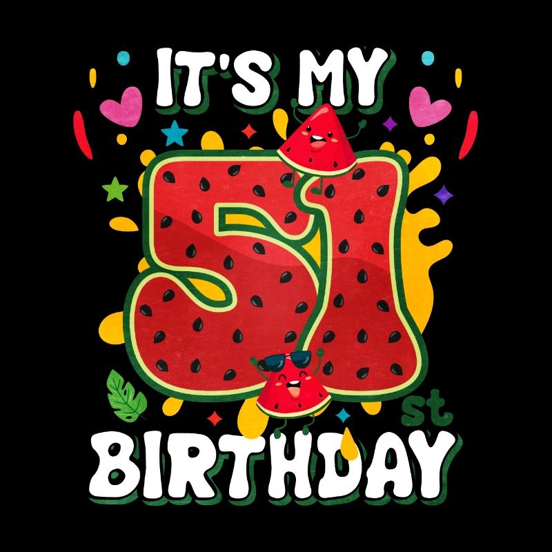 51e anniversaire Pastèque