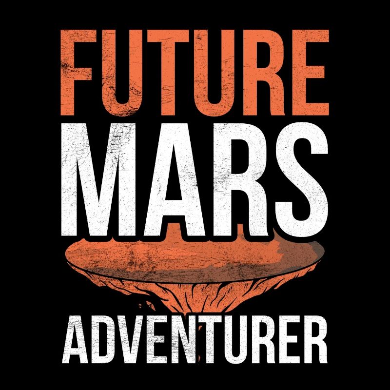 Future Mars Adventurer Astronaut Planet