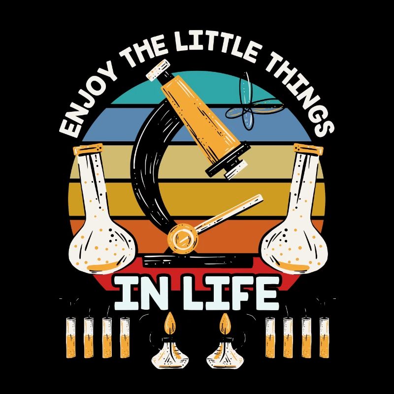 Profitez des petites choses de la vie Microscope