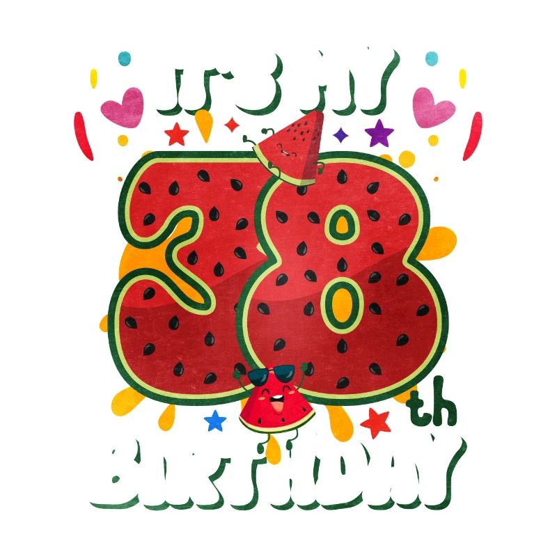38e anniversaire Pastèque