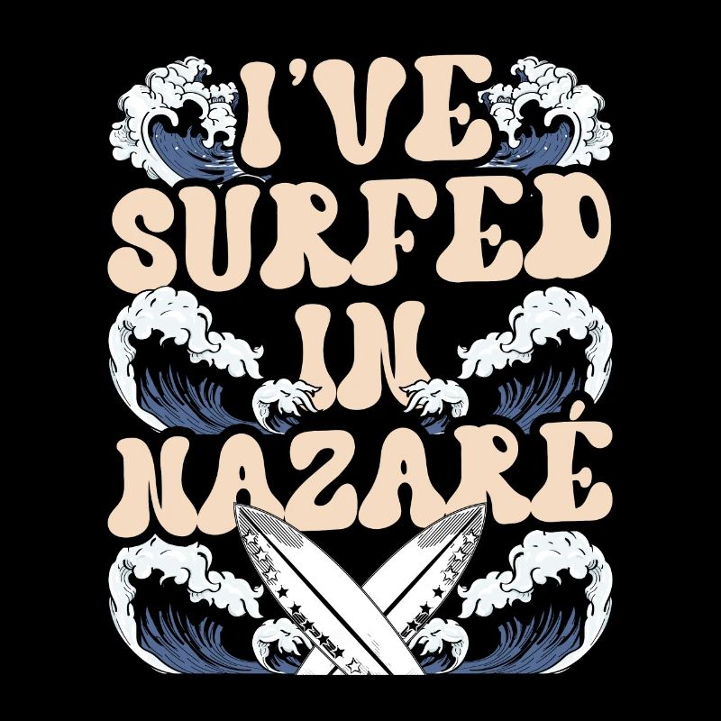 J’ai surfé à Nazaré Surfer Surfer