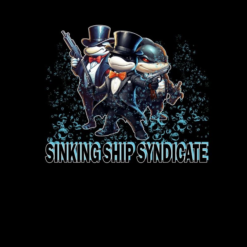 Funny Orca Sinking Ship Syndicate - Orcas Making