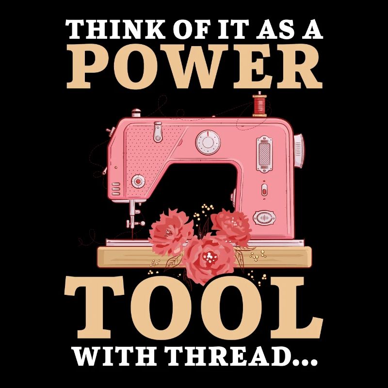 Think of it as a power tool with thread naïve