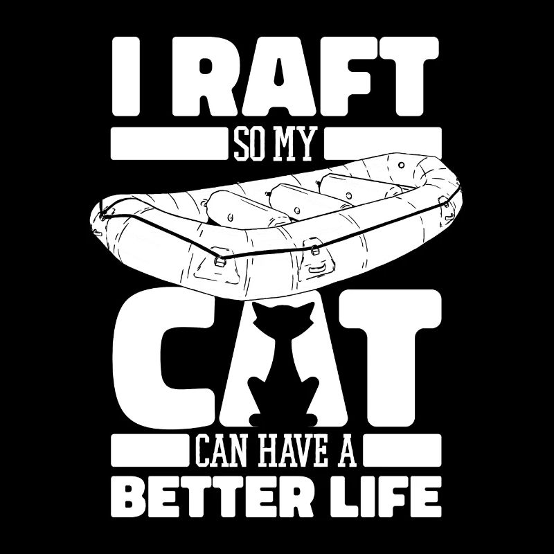 Rafting Katze