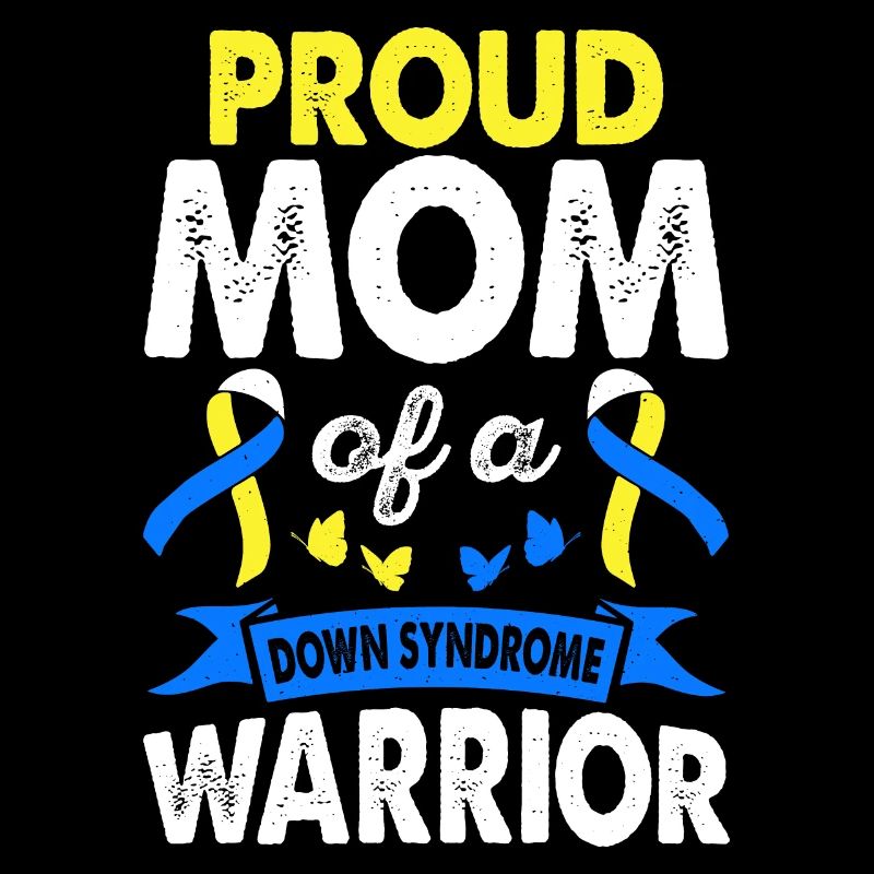 Mutter Des Down-syndrom-kriegers-bewusstseins,