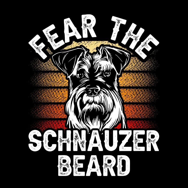 Fürchte Den Schnauzer Bart Sprüche Hund Schnauzers