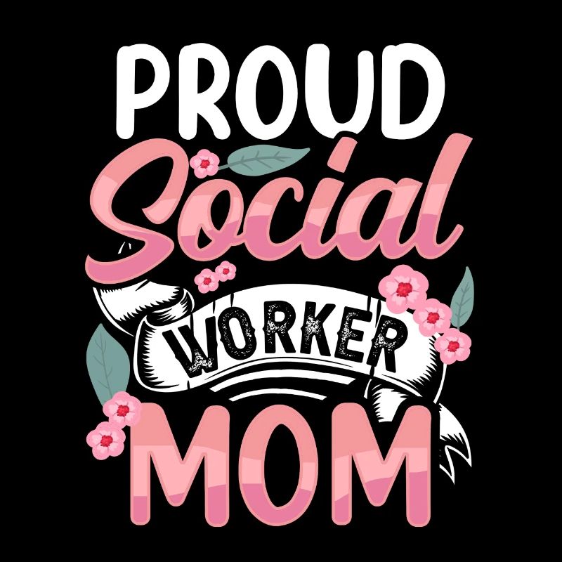 Fière travailleuse sociale, maman, mère, travail social