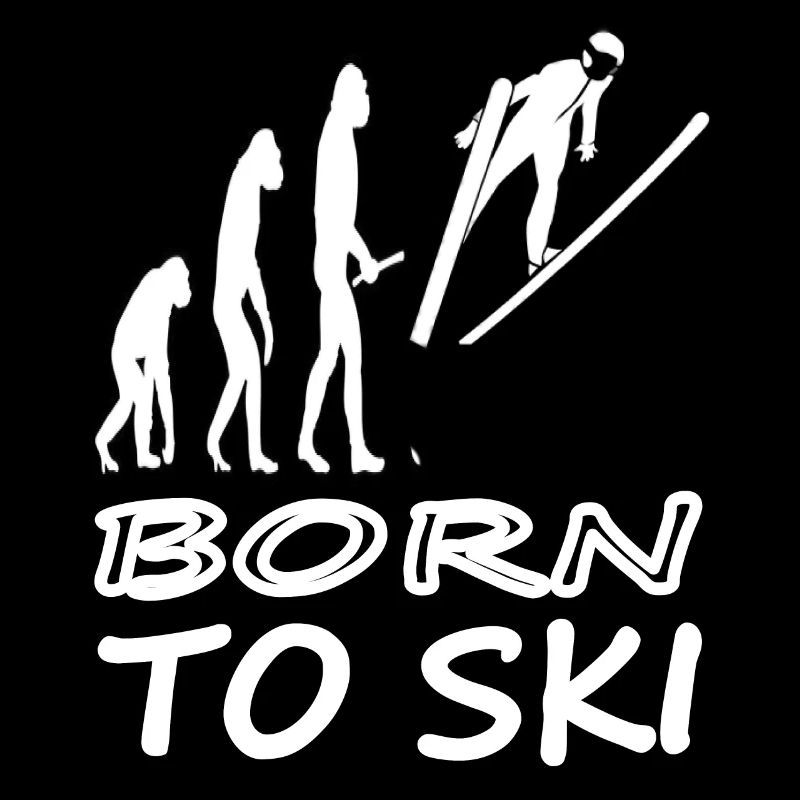 Sciare Homo Sapien Ski Resort Ski Instructor Gift