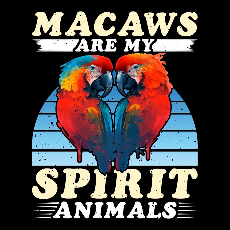 Aras Macaws are my Spirit Animals Macaw Parrot