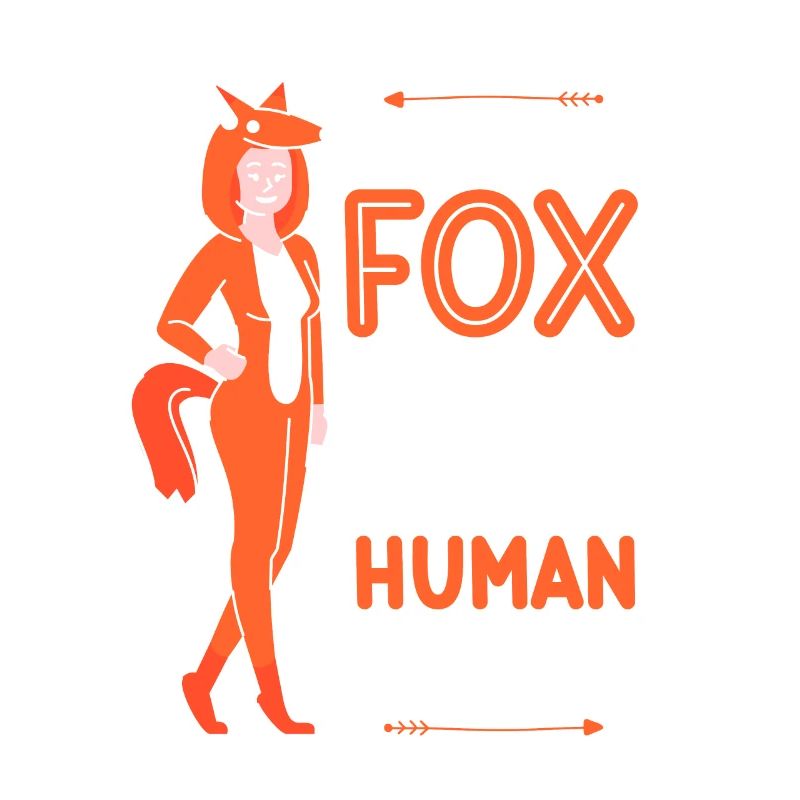 I'm a fox in a human costume foxes