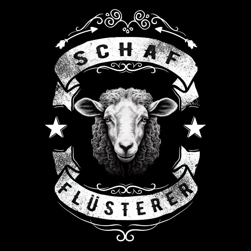 Schafflüsterer - Schaf Silhouette