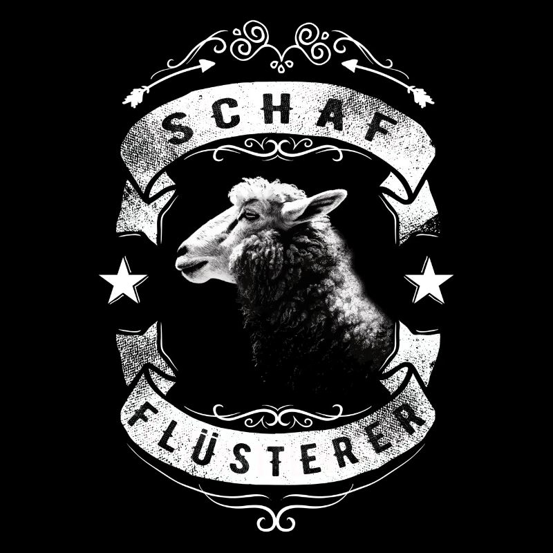Schafflüsterer - Schaf Silhouette