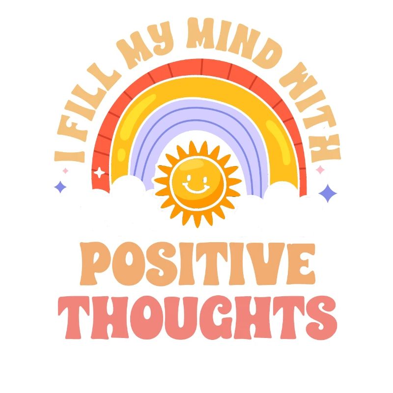 Je remplis mon de pensées positives rétro