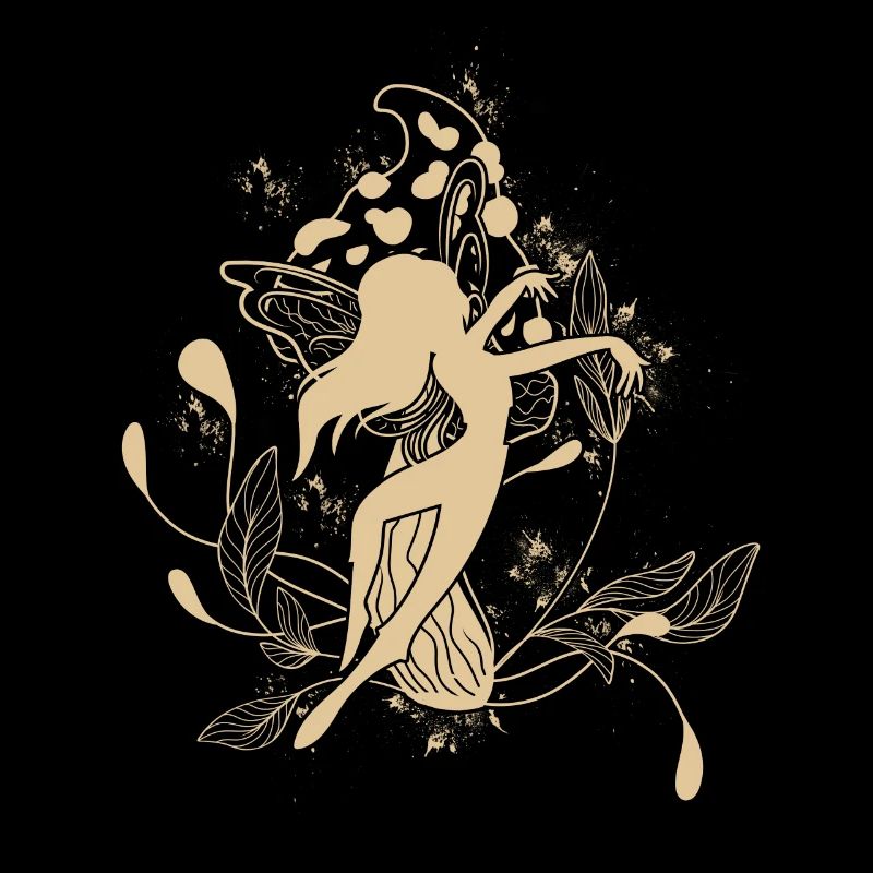 Chemise de fée, champignon féerique dansant