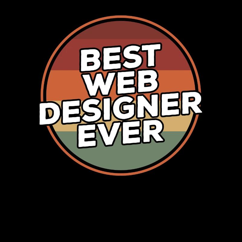 Vintage Bester Webdesigner aller Zeiten Programmierung