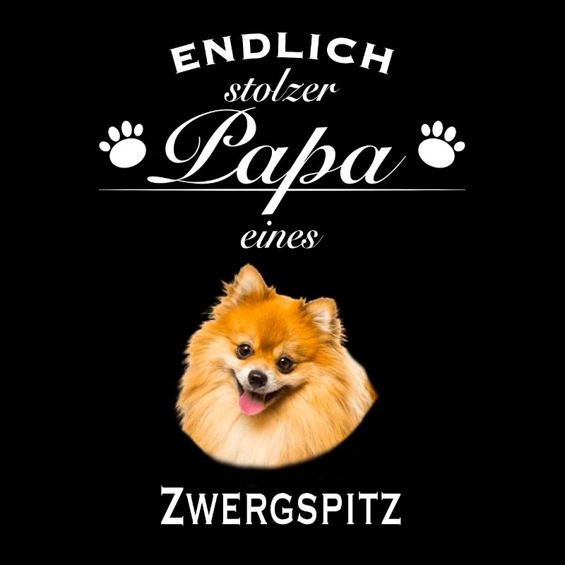 Endlich stolzer Papa - Zwergspitz