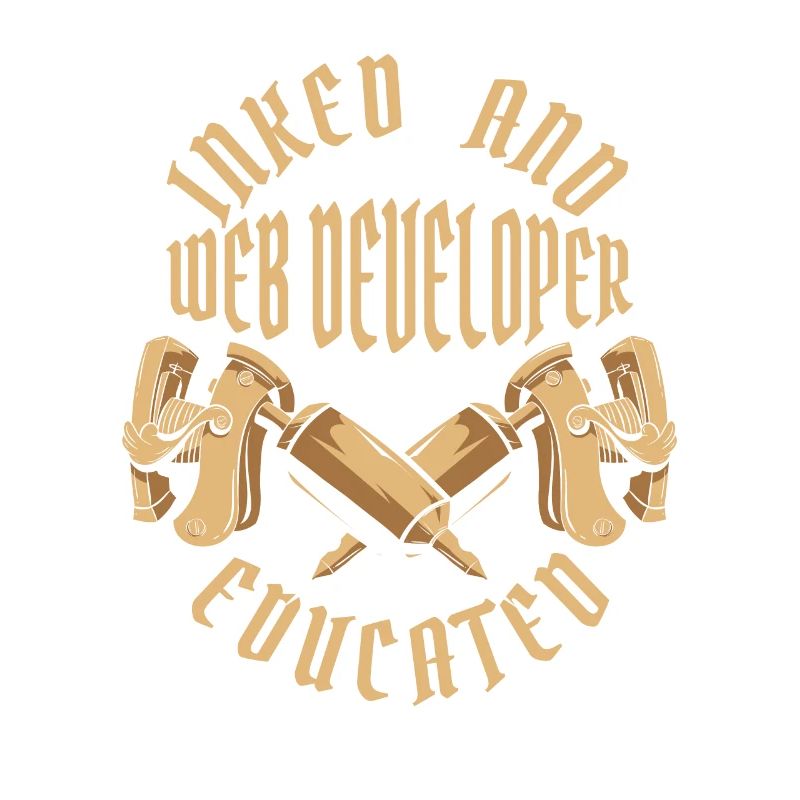 Web Entwickler Webdeveloper Tätowierung