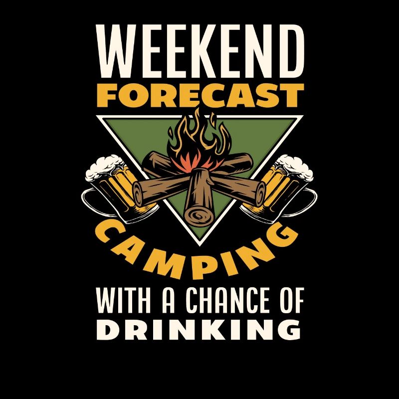 Weekend Beer Fun Camping Camping Camper