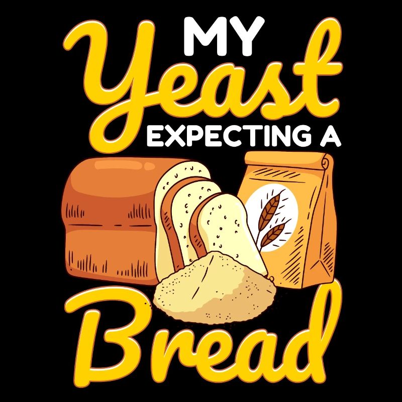 Funny bread baking baker