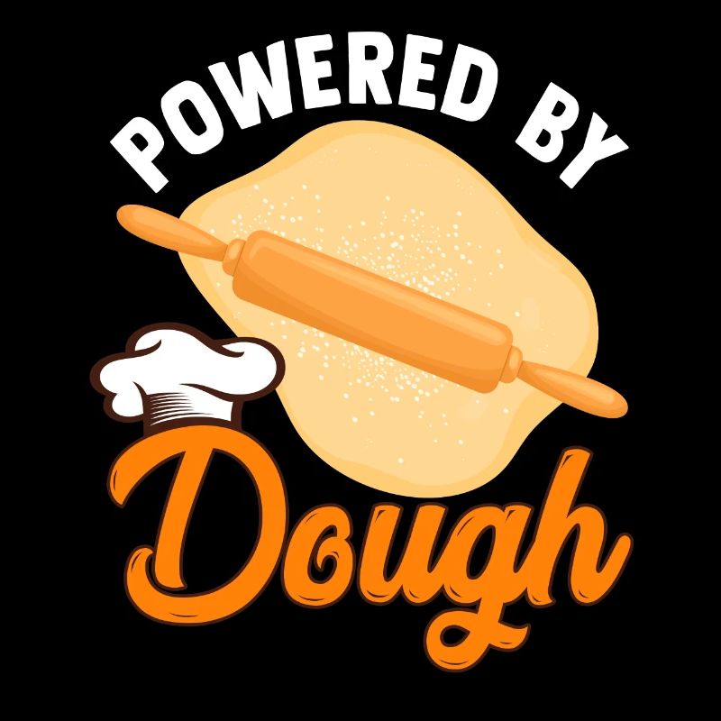 Funny bread baking baker rolling pin