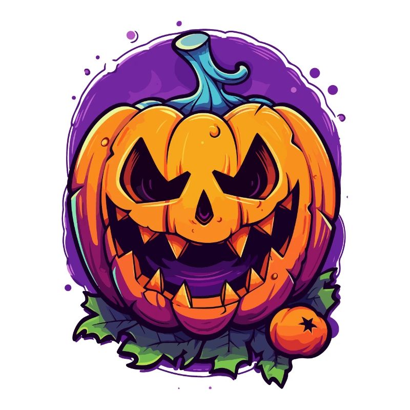 Süßes oder Saures: Gruseliger Halloween Kürbis