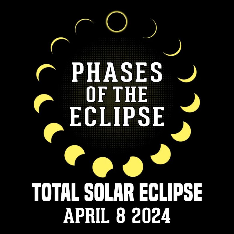 Funny Eclipse Astronomy Solar System April 8 2024