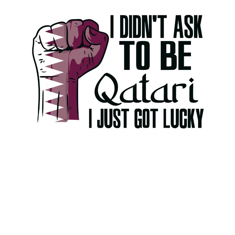 Qatari Pride Qatar Flag Grown Qatari Roots Qatari