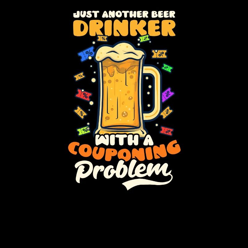 Couponer Biertrinker mit Couponing-Problem