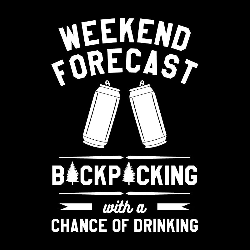 Wochenend-Vorhersage Backpacking mit der Chance auf