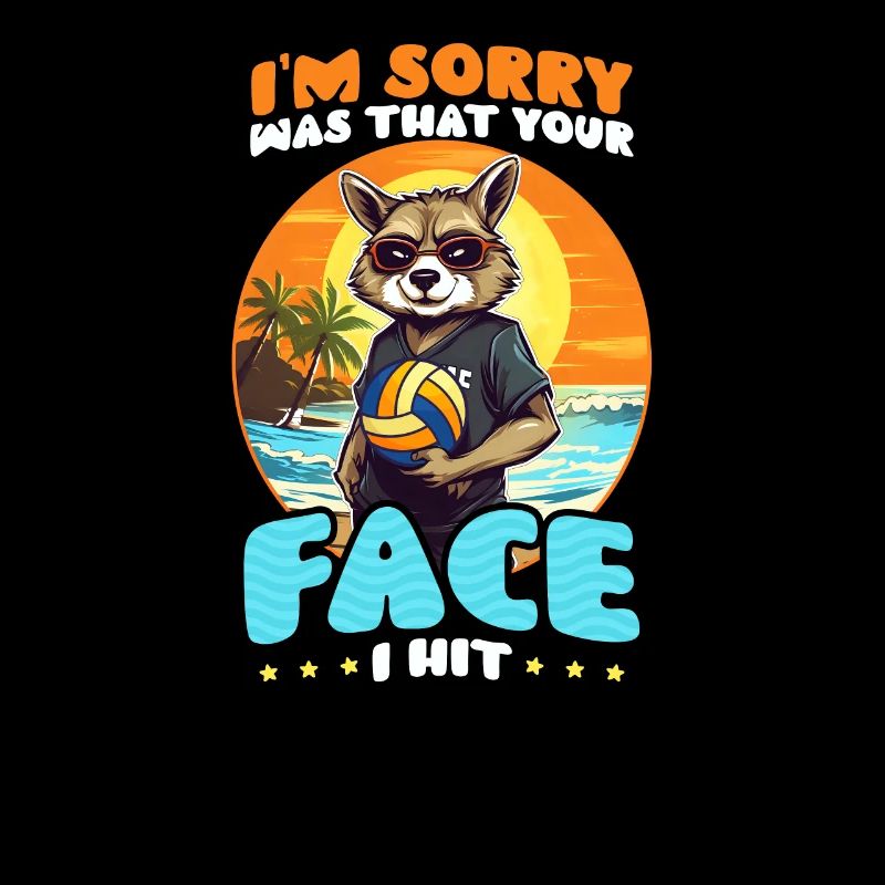 Beach volley scusa è stato che la tua faccia ho colpito