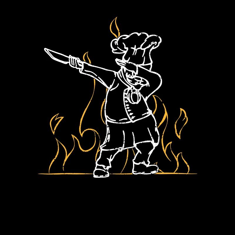 Chef Polka Dot Culinary Sous-Chef Kitchen Chef