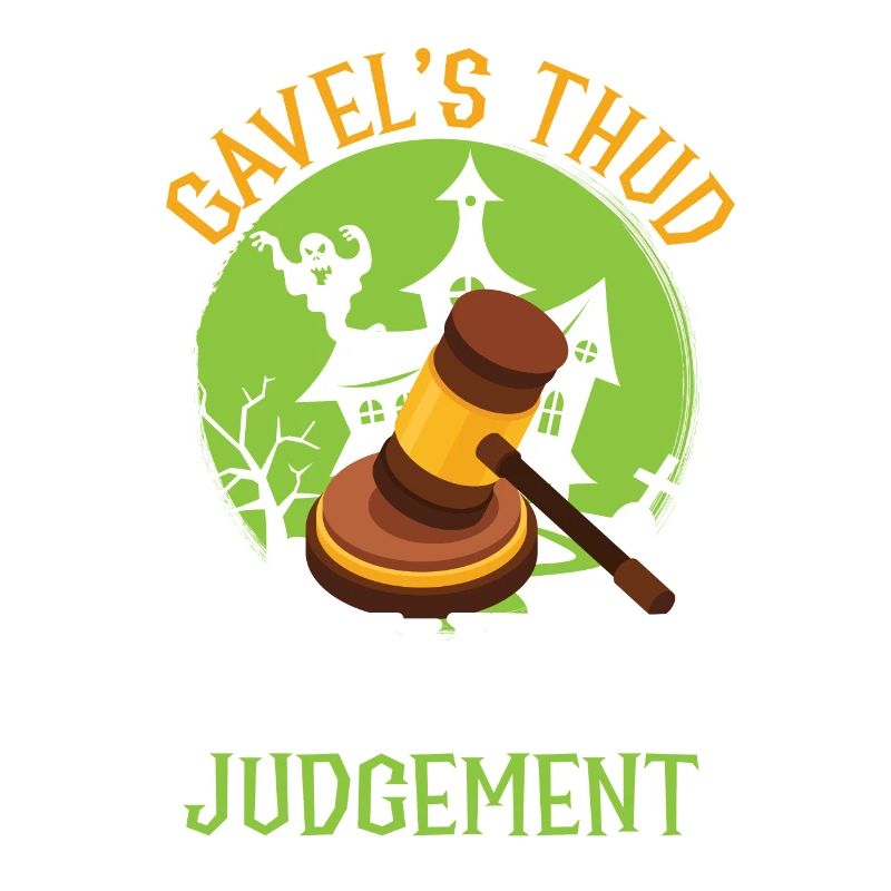 Le Thud de Gavel Haunted Judgment Attorney Hallow