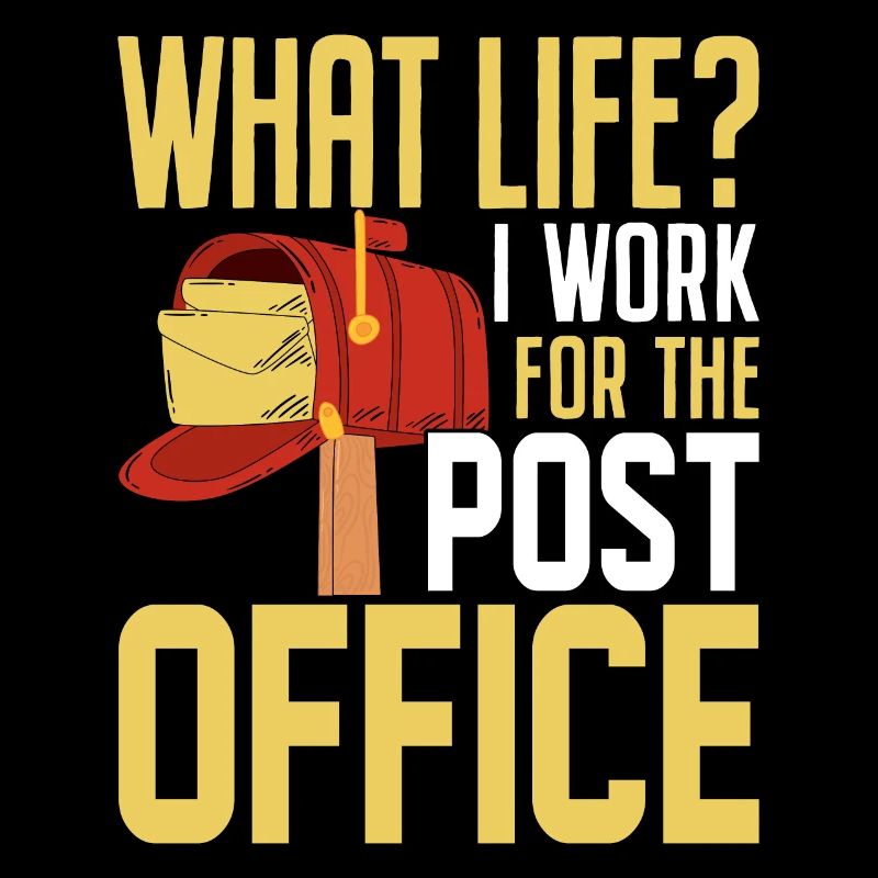 Facteur de bureau de poste Drôle de postier