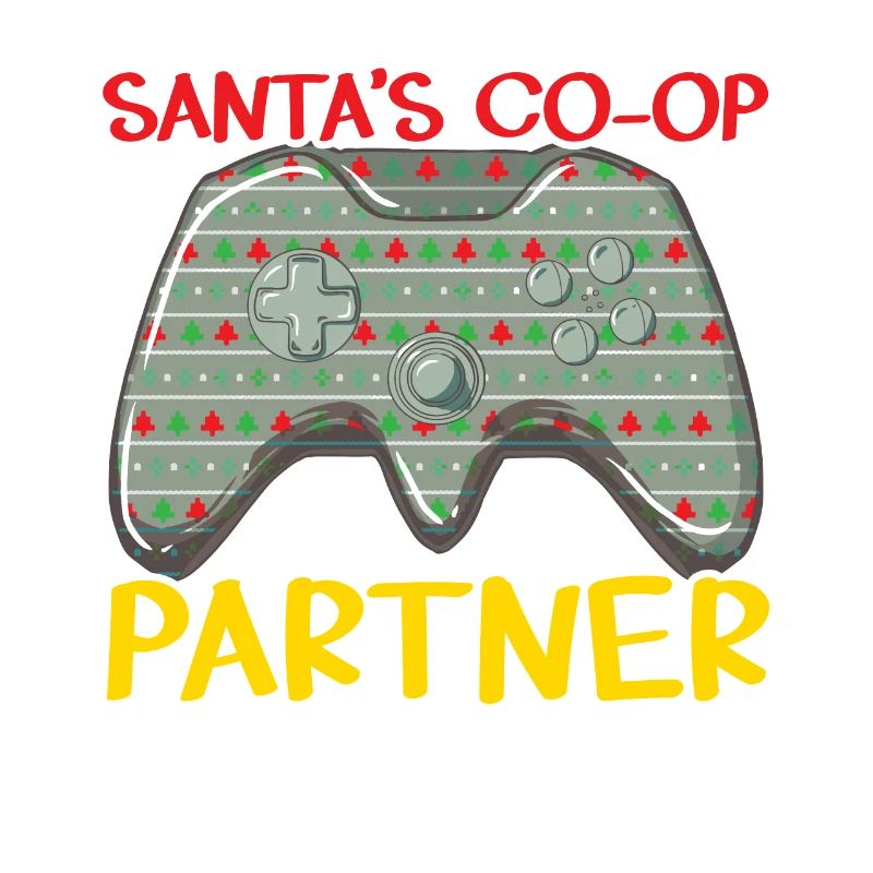 Santa's Co-op Partner Controller Gaming W